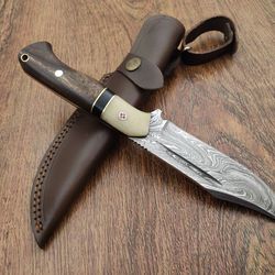 vikings, handmade steel knife, hunting knife, edc knife, camping knife, bowie knife, fixed blade knives, damascus knife