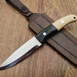 vikings, 1095 hc knife, handmade knife, hunting knife, scandi grind, camping knife, bowie knife, knives, damascus knife