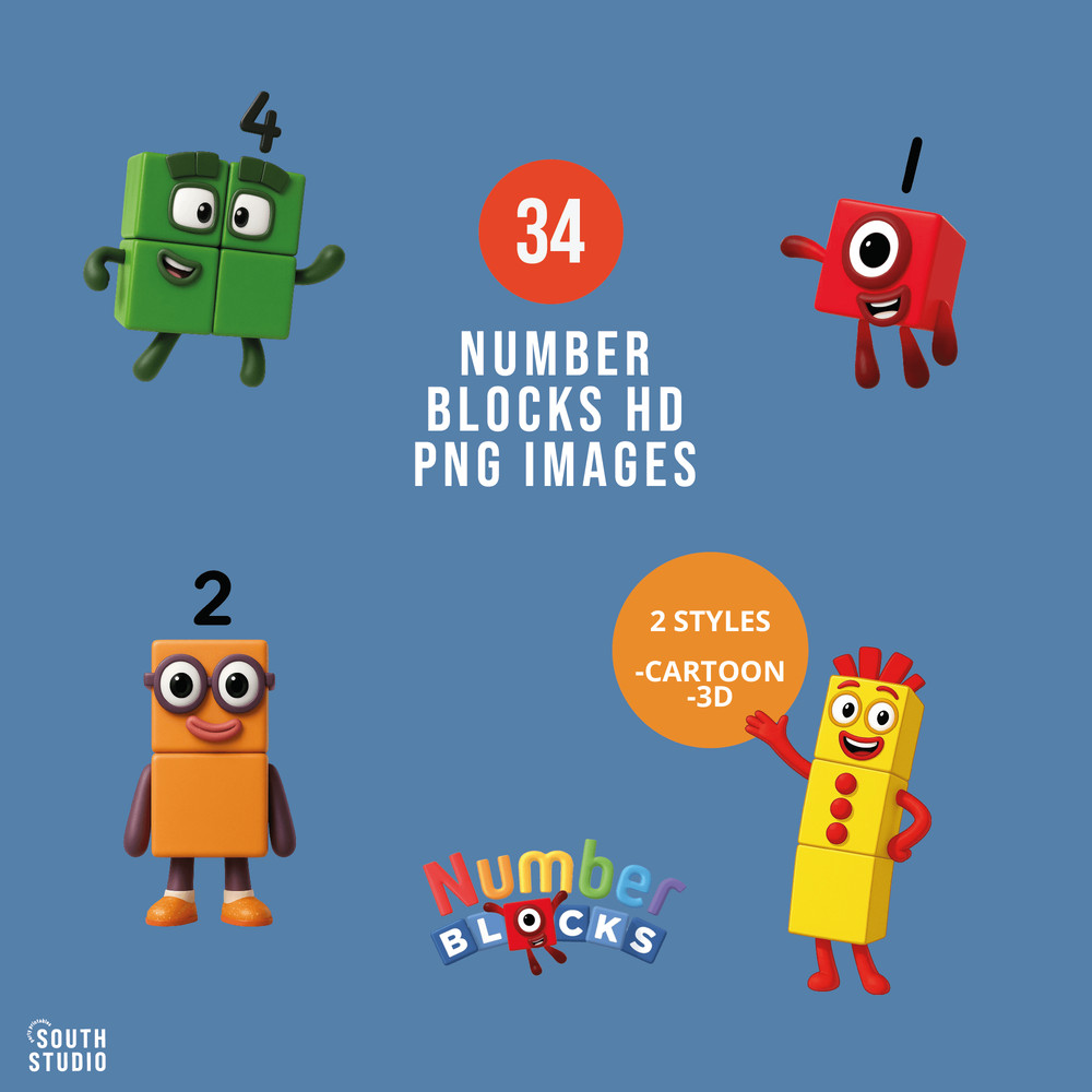 Numberblocks PNG Clipart Number Blocks Png Images 1