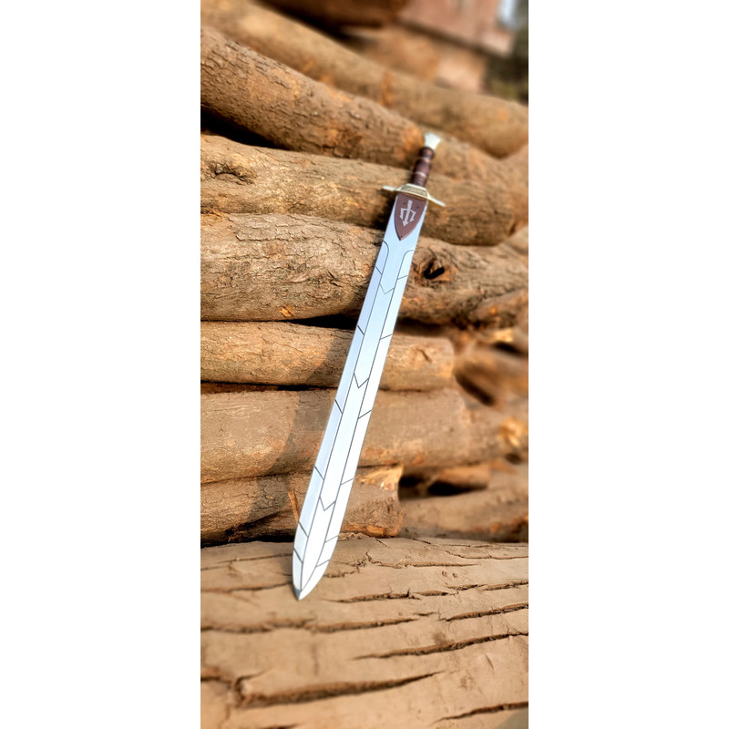 Custom Riptide Sword Of Percy Jackson Forged Olympians Sword Anaklusmos Sword Cosplay Gift Sword 1