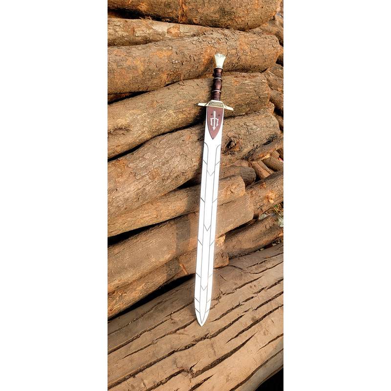 Custom Riptide Sword Of Percy Jackson Forged Olympians Sword Anaklusmos Sword Cosplay Gift Sword 4