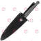 Full Damascus Steel Commando Knife Pattern Welded Steel Full Tang Replica JSOC Dagger Leather Sheat 3
