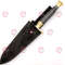 Full Damascus Steel Commando Knife  Pattern Welded Steel Full Tang Replica JSOC Dagger Leather Shea 2