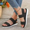 Womens Flat Shoelace Sandals Comfortable Anti Slip Sole With Fashion Forward Street Style Look 6