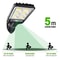 Solar Powered LED Wall Light Motion Sensor Outdoor Lamp For Garden Garage Patio And Street Lightin