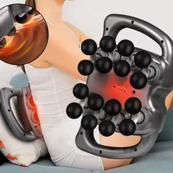 professional muscle massager gun – 16 head deep tissue fascia gun for neck, shoulder, and full body relief