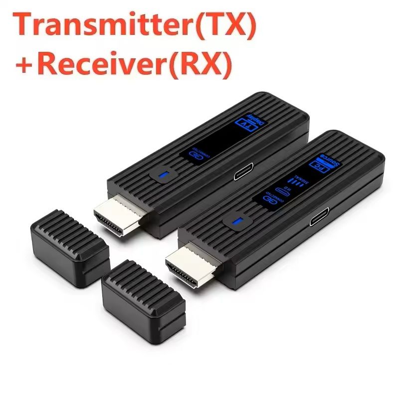 Wireless HDMI Transmitter And Receiver Kit  Stream Video From PC Laptop Or Camera To TV Or Projecto