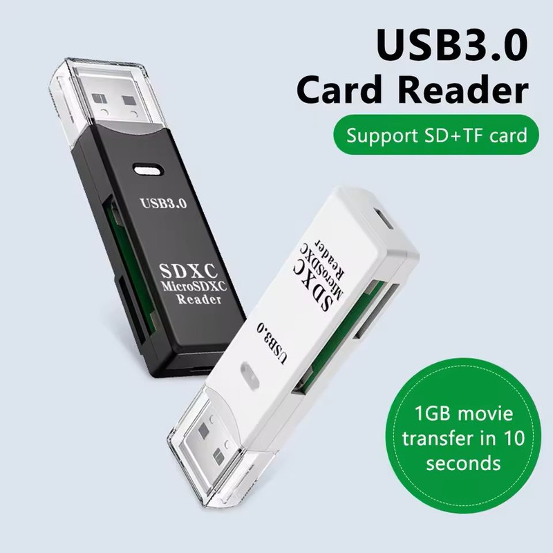 2in1 USB 30 Card Reader HighSpeed Micro SD TF Memory Card Adapter For PC And Laptop Use 5