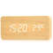 Wooden Digital LED Alarm Clock  Minimalist Desk And Bedside Clock With Temperature And Sound Contro 1