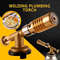 HighTemperature Brass Gas Welding Torch  Portable Blowtorch For Soldering Brazing  Plumbing Work 0