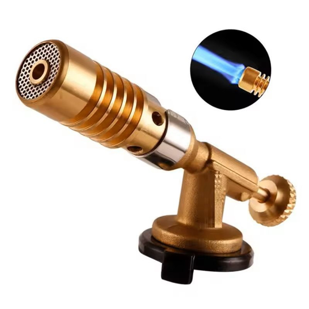 HighTemperature Brass Gas Welding Torch  Portable Blowtorch For Soldering Brazing  Plumbing Work 2
