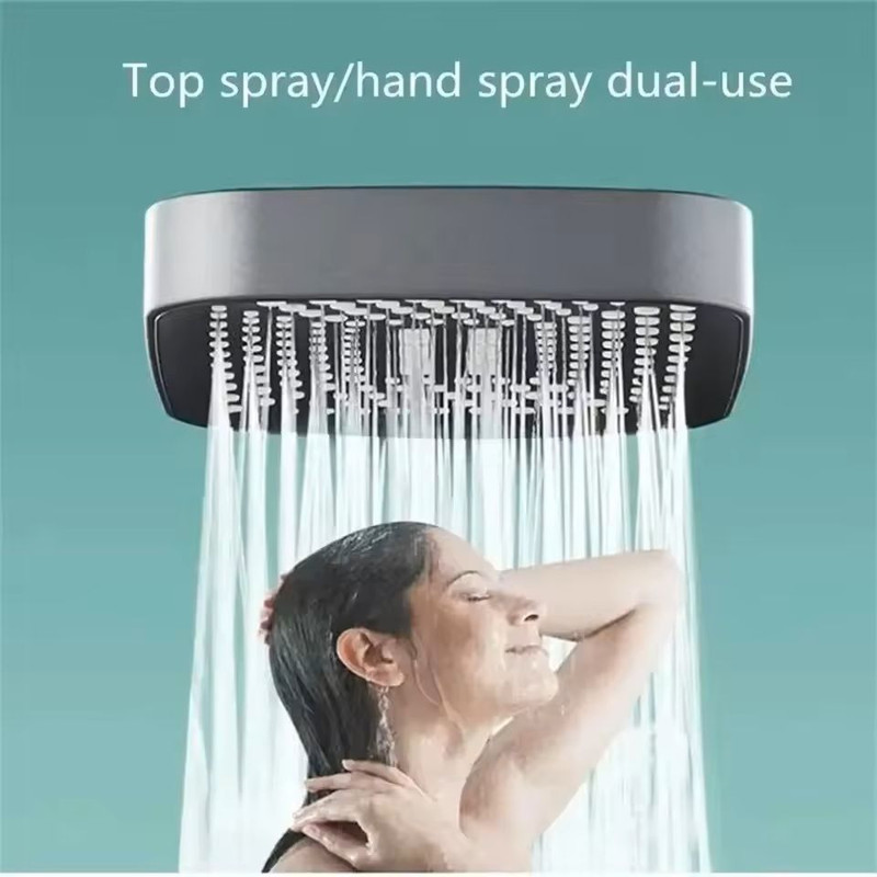 3Mode Adjustable HighPressure Shower Head  Rainfall Massage  Jet Settings With WaterSaving Flow Des 3