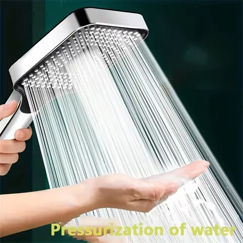 3Mode Adjustable HighPressure Shower Head  Rainfall Massage  Jet Settings With WaterSaving Flow Des 0