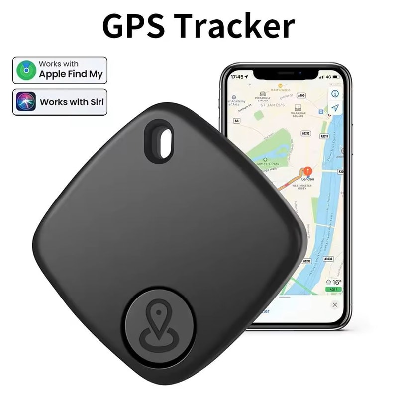 Smart Bluetooth Tracker Tag Mini GPS Locator Compatible With Apple Find My App For Pets Kids Bags 0