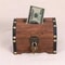 Vintage Treasure Chest with Lock – Decorative Piggy Bank & Organizer Box for Coins, Keepsakes & Home Decor