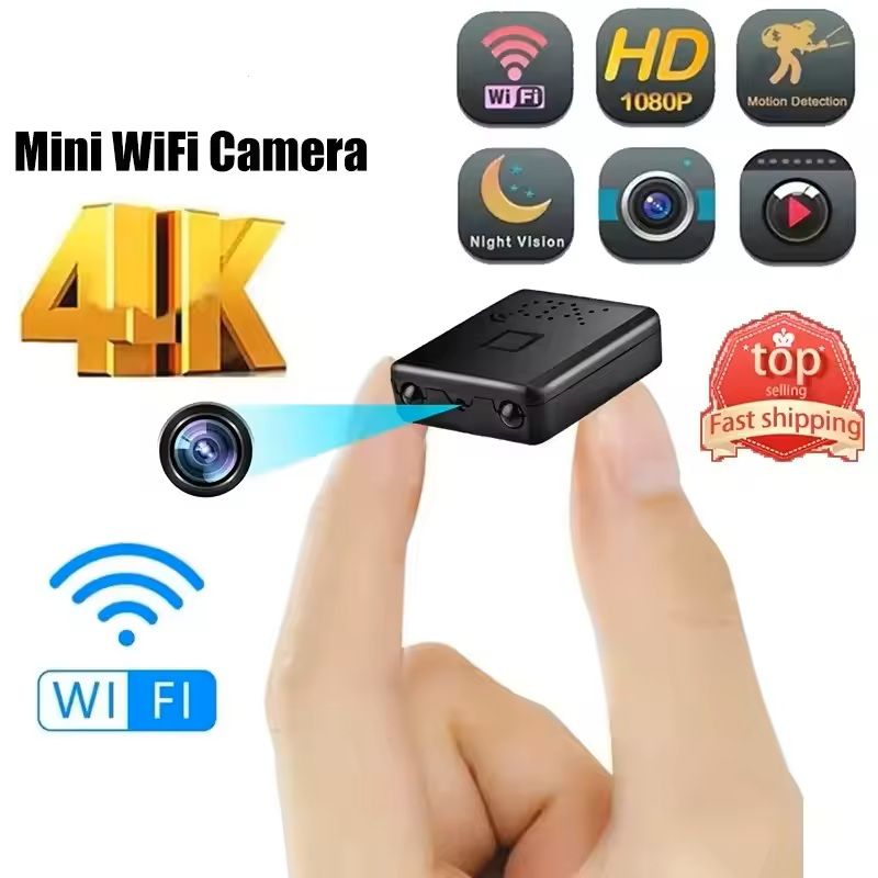 Mini 4K WiFi Security Camera Portable Night Vision Home Monitor With Waterproof Protection 1