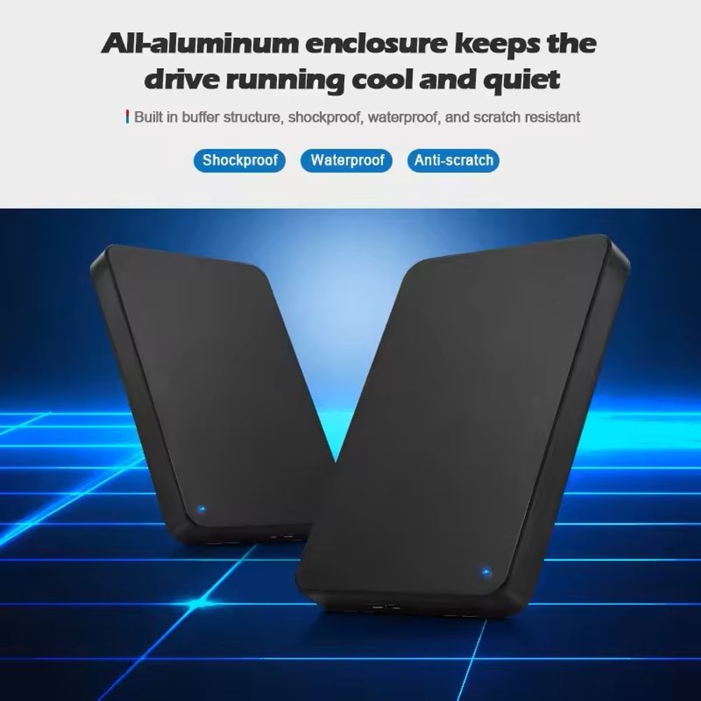 UltraSlim USB 30 Portable External Hard Drive HighSpeed Storage For PC Mac PS4 More 3