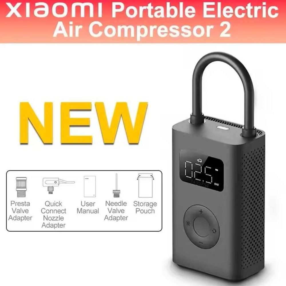 Xiaomi Mijia Air Pump 2 25 Faster Inflation Compact Smart 3
