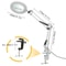 72LED 8X10X Illuminated Magnifying Lamp Precision Lighting For Crafts Repairs Beauty 14