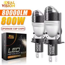 80000lm 800w h4 led headlight bulbs – ultra-bright, canbus-compatible lighting solution