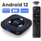 Android 12 TV Box Allwinner H618 Dual WiFi 8K Support Voice Control 0
