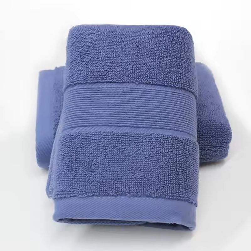 Plush Cotton Bath Towel Set UltraAbsorbent Soft And NonShedding 2Pack 9