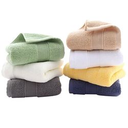plush cotton bath towel set – ultra-absorbent, soft, and non-shedding (2-pack)