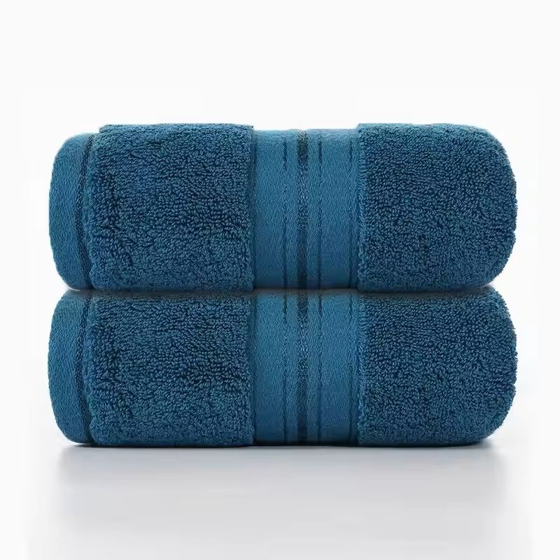 Plush Cotton Bath Towel Set UltraAbsorbent Soft And NonShedding 2Pack 8