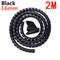Flexible Spiral Cable Organizer  2M Length 10mm16mm Diameter Durable Wire Management Sleeve 1