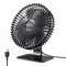 BreezeMate Portable USB Desk Fan UltraQuiet 4Speed Cooling With 90 Adjustable Tilt 5