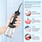 AquaPulse Cordless Water Flosser 300ML Portable Oral Irrigator With 4 Modes And USB Rechargeable D 3