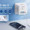 PowerHub 7in1 Wall Socket Extender EU Plug With 3 AC Outlets 3 USB Ports And TypeC Fast Charging 1