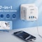 PowerHub 7in1 Wall Socket Extender EU Plug With 3 AC Outlets 3 USB Ports And TypeC Fast Charging 1