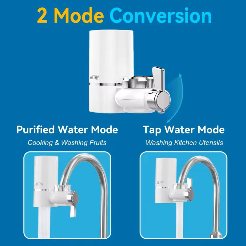 Faucet Water Filter System  320Gallon Capacity NSF Certified Reduces Chlorine Lead And Bad Taste 1