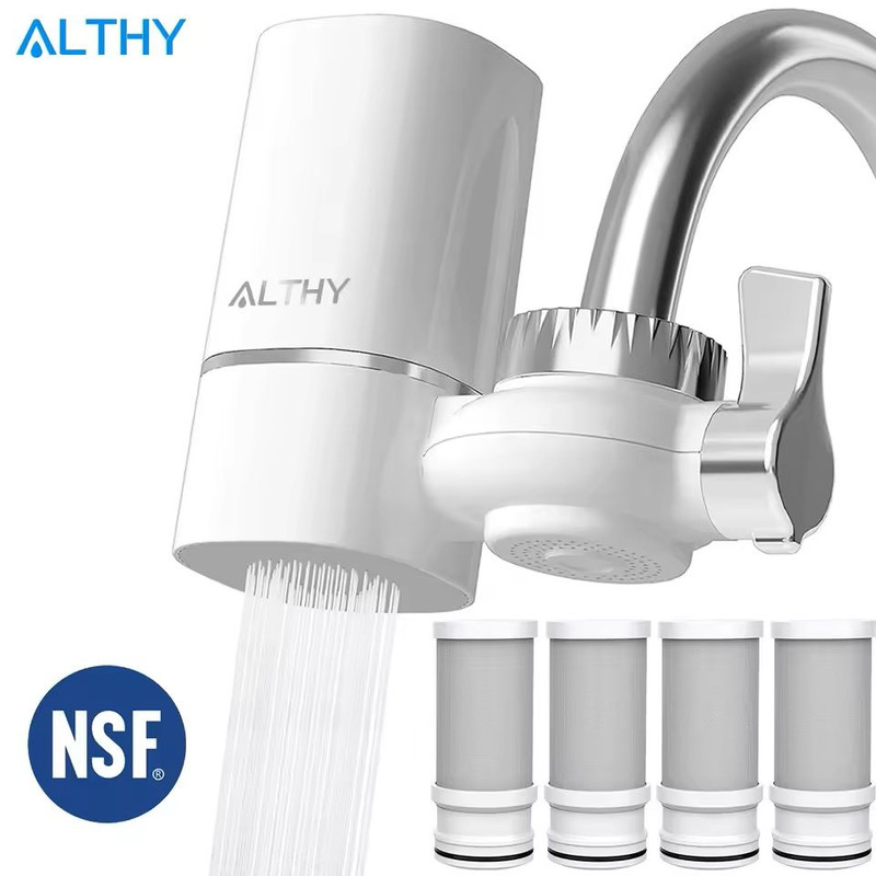 Faucet Water Filter System  320Gallon Capacity NSF Certified Reduces Chlorine Lead And Bad Taste 3