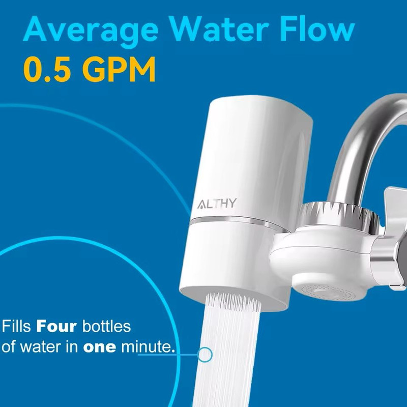 Faucet Water Filter System  320Gallon Capacity NSF Certified Reduces Chlorine Lead And Bad Taste 5