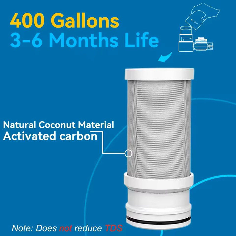 Faucet Water Filter System  320Gallon Capacity NSF Certified Reduces Chlorine Lead And Bad Taste 6