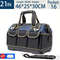 23Inch Waterproof HeavyDuty Tool Bag  Large Capacity MultiPocket Organizer For Electricians And Con