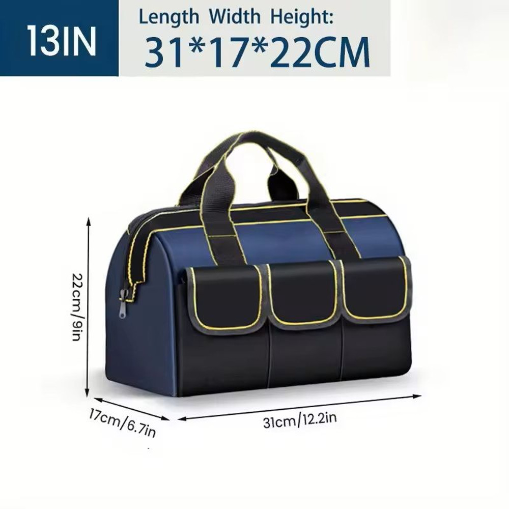 23Inch Waterproof HeavyDuty Tool Bag  Large Capacity MultiPocket Organizer For Electricians And Con