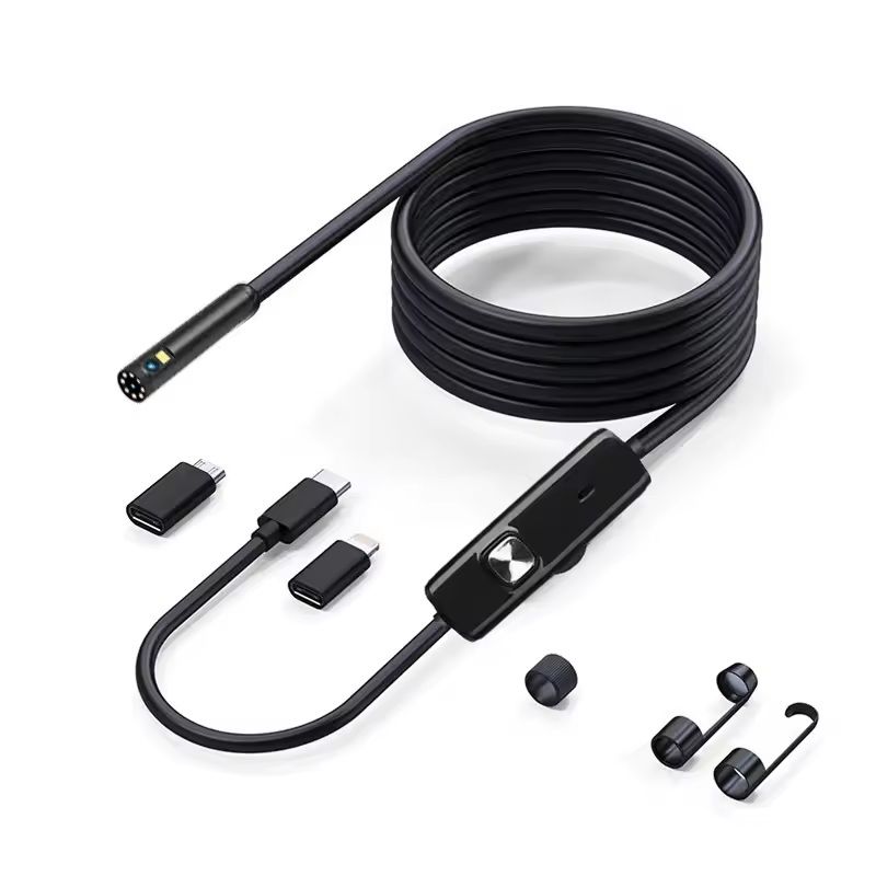 8mm 1080P Waterproof Endoscope Camera Compatible With IPhone Android And TypeC Devices 1