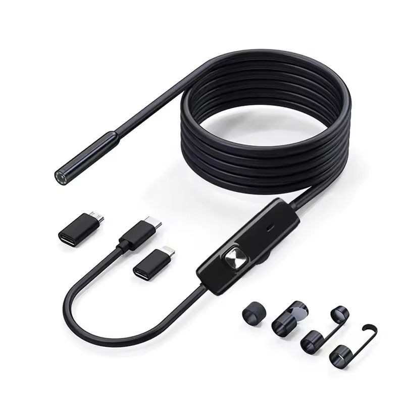 8mm 1080P Waterproof Endoscope Camera Compatible With IPhone Android And TypeC Devices 3