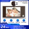 35Inch Digital Door Viewer With 120 WideAngle Lens And HD Display BatteryPowered Peephole Camera 0