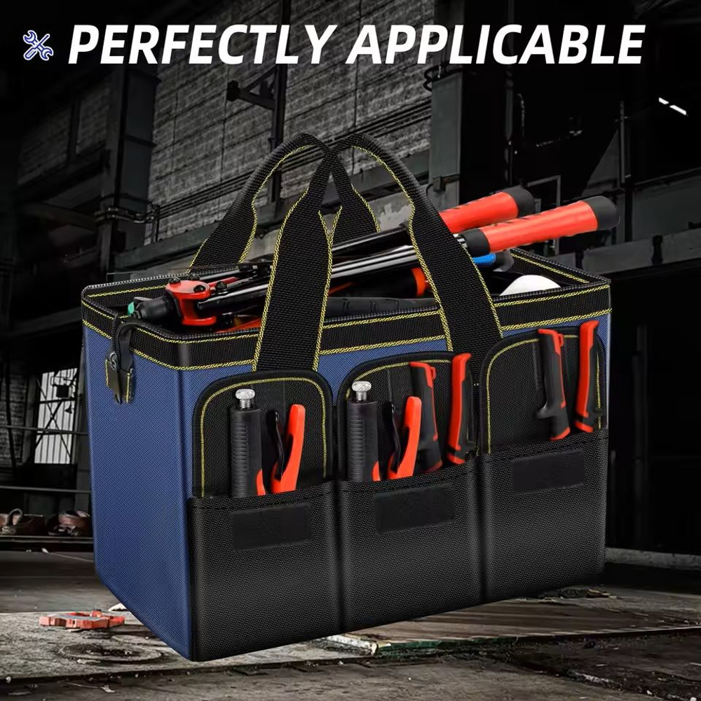1680D Oxford Electrician Tool Bag  Waterproof WearResistant HighCapacity Organizer 3