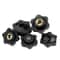 105 PCS M5M10 Star Knob Thumb Nuts Durable Manual Clamping Handles For Machinery DIY Projects 5