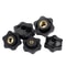 105 PCS M5M10 Star Knob Thumb Nuts Durable Manual Clamping Handles For Machinery DIY Projects 5