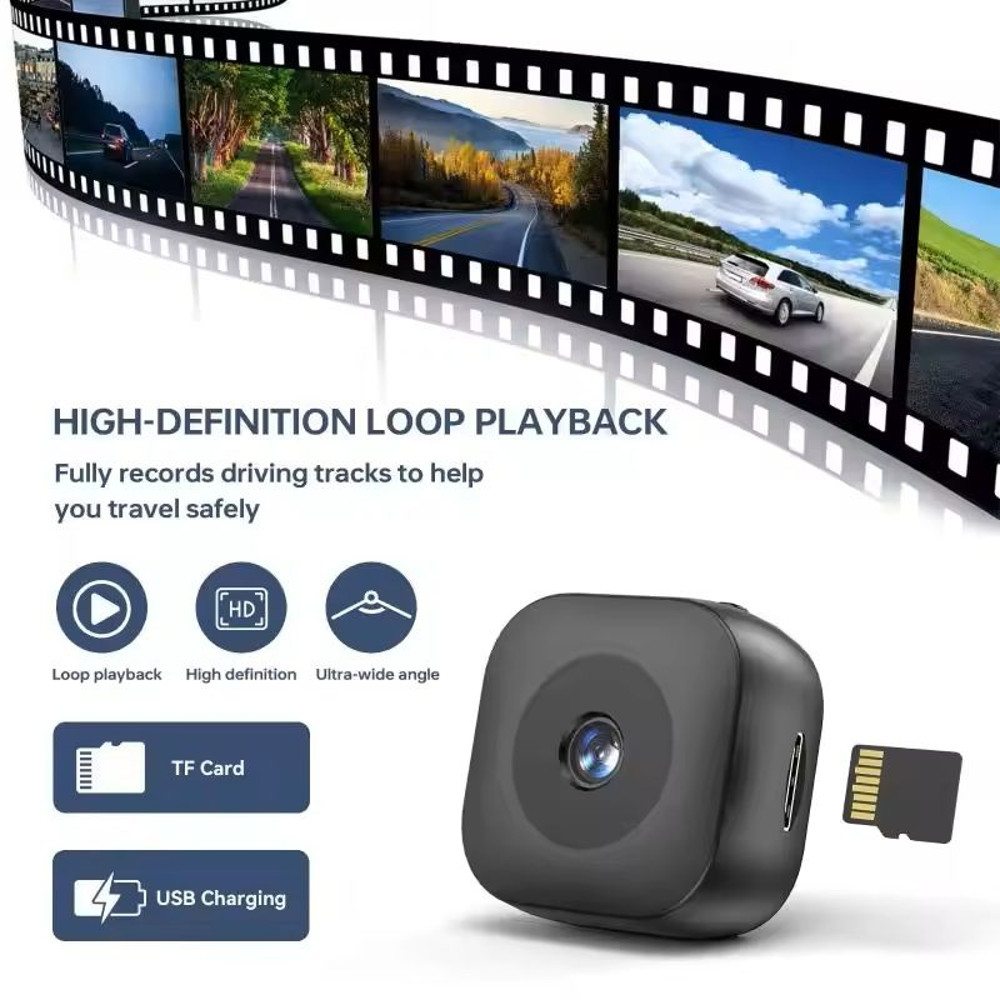 4K Mini Security Camera  FullColor Night Vision Waterproof WiFi Surveillance With Motion Detection 2