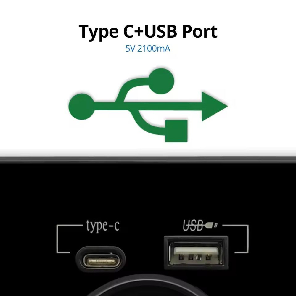 Sleek Crystal Panel Wall Outlet With Dual USB Charging TypeC TypeA Ports EU Standard 1