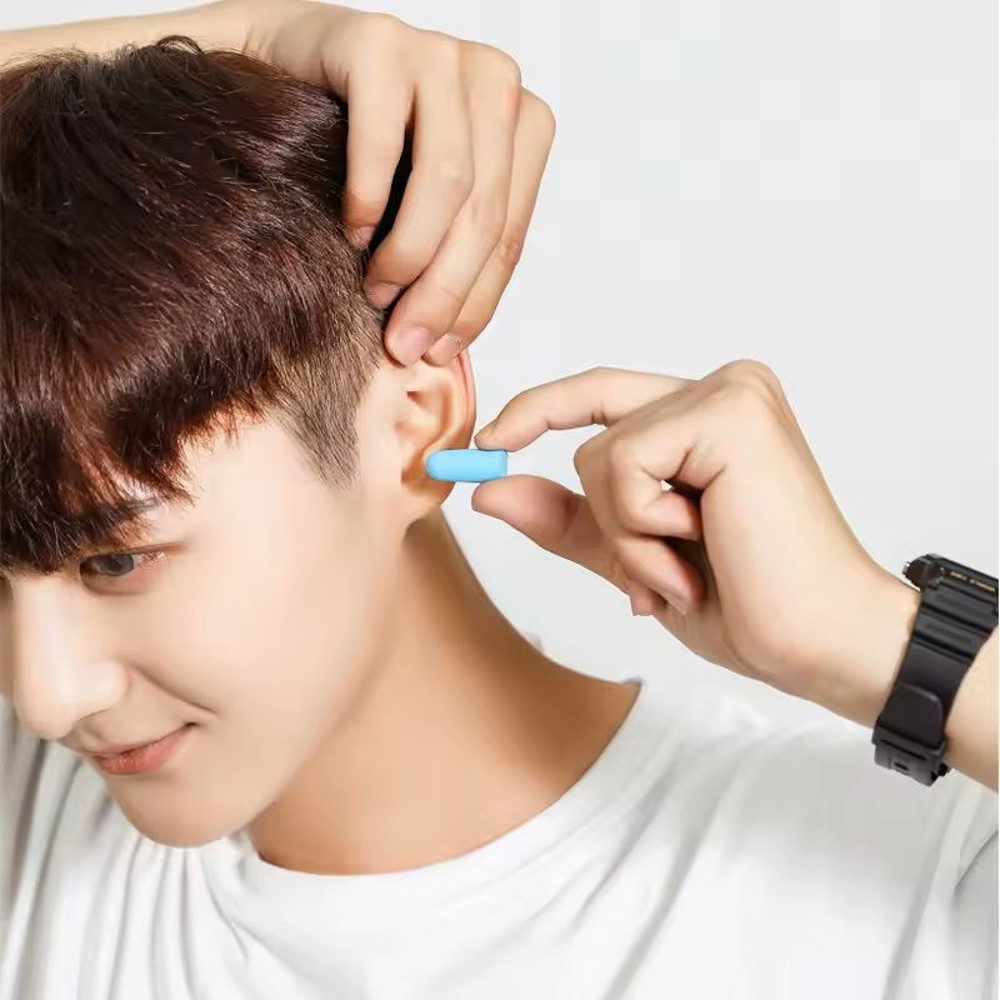 NoiseReducing Foam Earplugs  Soft Comfort Fit For Sleep Travel  Focus 1
