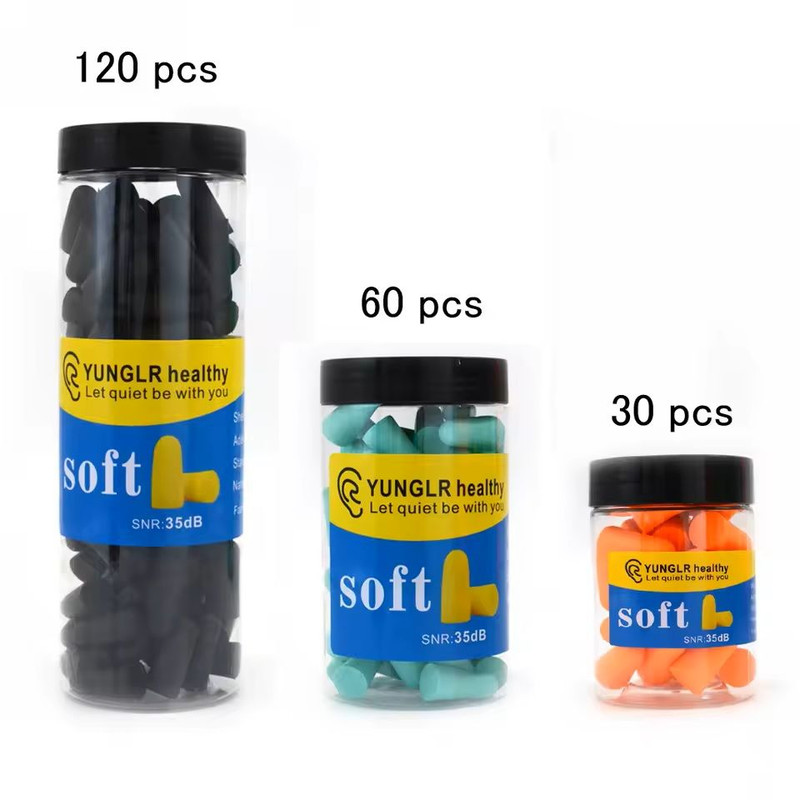 NoiseReducing Foam Earplugs  Soft Comfort Fit For Sleep Travel  Focus 8