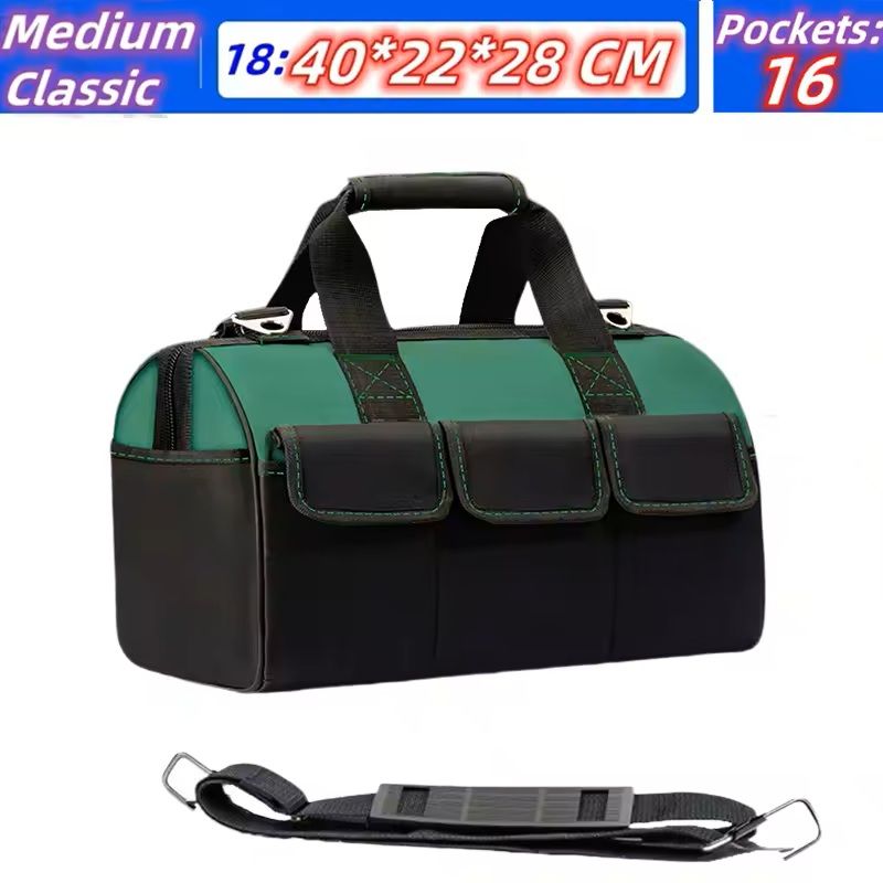 23 Inch Heavy Duty Electrician Tool Bag With Waterproof WearResistant 1680D Oxford Construction 11